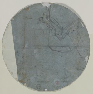 Architektonische Skizze verso, zweite Hälfte des 17. Jahrhunderts