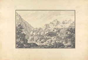 Ansicht der Quelle des Lycus-Flusses (Nahr el-Kelb)