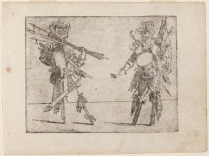 Aus "Bizzarie di varie Figure" von Giovanni Battista Bracelli