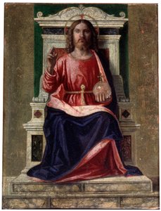 Christus auf dem Thron, Retter der Welt, ca. 1505 von Giovanni Battista Cima da Conegliano