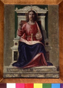 Christus auf dem Thron von Giovanni Battista Cima da Conegliano