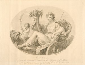 Erde, gestochen von Francescco Bartolozzi (1727-1815), veröffentlicht London, 1803