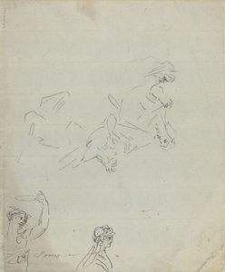 Figurenstudien (verso)