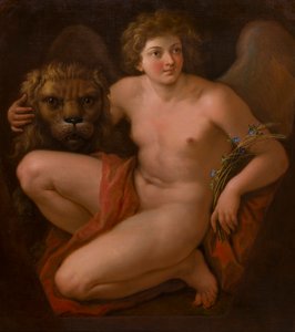 Das zweite von zwei allegorischen Gemälden: Frieden und Wohlstand, c.1747-85