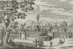 Fontana di Belvedere in Frascati, 1691 oder später