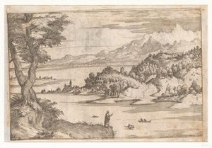 Petrus geht über das Wasser von Giovanni Battista Fontana
