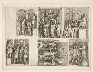 Sechs Vignetten aus dem Leben des Trajan