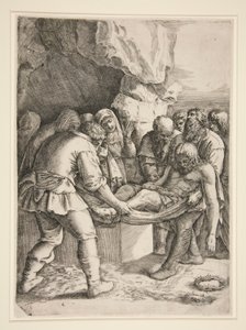 Die Grablegung von Giovanni Battista Franco (called Il Semolei)