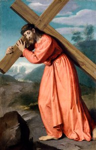 Christus trägt das Kreuz, von Giovanni Battista Moroni, Heiligtum Unserer Lieben Frau der Tränen, Albino von Giovanni Battista Moroni