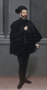 Der Ritter in Schwarz. 1567 von Giovanni Battista Moroni