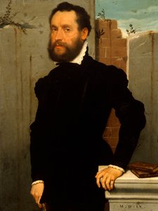 Porträt eines Gentlemans von Giovanni Battista Moroni