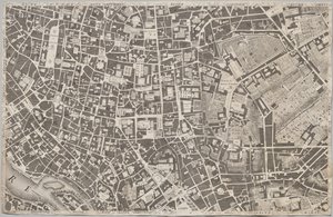 Neue Karte von Rom, herausgegeben von Giambattista Nolli im Jahr 1748, bekannt als La Pianta Grande di Roma von Giovanni Battista Nolli