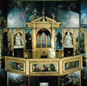 Ansicht der Orgel, 1615