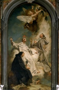 Heilige Vinzenz Ferrer, Hyazinth und Ludwig Bertrando von Giovanni Battista Piazzetta