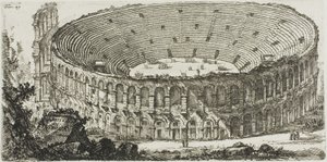 Amphitheater von Verona, Platte 25 aus Einige Ansichten von Triumphbögen und anderen Denkmälern von Giovanni Battista Piranesi