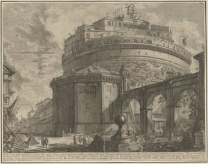 Ansicht des Castel S. Angelo von Giovanni Battista Piranesi