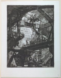 Carceri-Serie, Titelseite von Giovanni Battista Piranesi