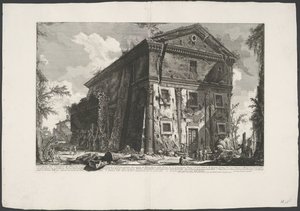 Kirche Sant’Urbano in Rom (Ansichten von Rom, Vedute di Roma disegnate ed incise da Giambattista Piranesi architetto Veneziano) von Giovanni Battista Piranesi