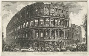 Kolosseum in Rom Ansichten von Rom (Serientitel) von Giovanni Battista Piranesi