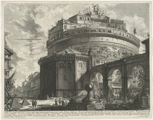 Engelsburg in Rom von Giovanni Battista Piranesi