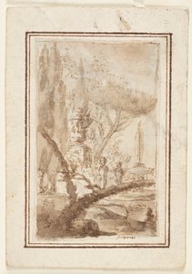 Fantasie eines Gartens mit einer monumentalen Urne, Skulpturen und einem Brunnen von Giovanni Battista Piranesi