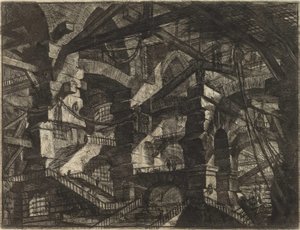 Aus der Serie Die imaginären Gefängnisse von Giovanni Battista Piranesi von Giovanni Battista Piranesi