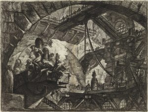 Aus der Serie Die imaginären Gefängnisse von Giovanni Battista Piranesi
