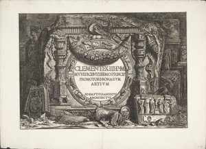 Frontispiz mit einer Gruppe ornamentaler Wandfragmente Zweites Frontispiz von 