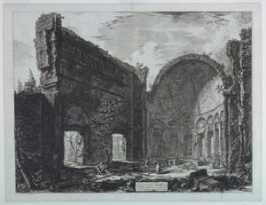 Hadrians Villa bei Tivoli, "Le Vedute di Roma" (1748-1778) von Giovanni Battista Piranesi
