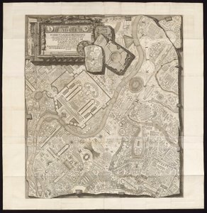 Ichnographia des Marsfeldes der antiken Stadt von Giovanni Battista Piranesi