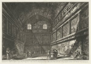 Innenansicht der Chiesa di Sant’Urbano in Rom (Gesichter auf Rom) von Giovanni Battista Piranesi