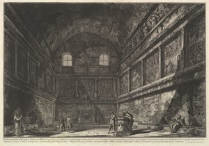 Innenansicht des antiken Tempels des Bacchus, jetzt die Kirche von S. Urbano, zwei Meilen entfernt, ca. 1750 von Giovanni Battista Piranesi