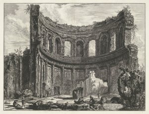 Kleiner Palast in der Villa Adriana in Tivoli