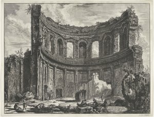 Kleiner Palast in der Villa Adriana in Tivoli
