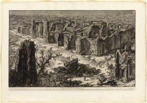Ruinen der Antoninischen Bäder [Bäder von Caracalla], aus Ansichten von Rom von Giovanni Battista Piranesi