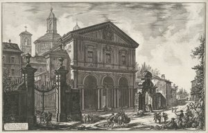 Sankt Sebastian vor den Mauern in Rom (Ansichten von Rom) von Giovanni Battista Piranesi