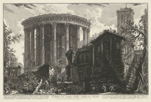 Tempel der Vesta und der Tempel der Tiburtinischen Sibylle in Tivoli