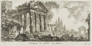 Tempel von Pola in Istrien, Tafel 21 aus Einige Ansichten von Triumphbögen und anderen Denkmälern von Giovanni Battista Piranesi
