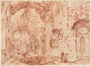 Der Canopus der Villa Adriana in Tivoli von Giovanni Battista Piranesi