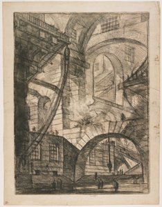 Das rauchende Feuer von Giovanni Battista Piranesi