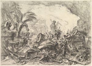 Der Triumphbogen, aus Grotteschi Grotesken