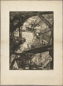 Titelseite aus Imaginary Prisons von Giovanni Battista Piranesi