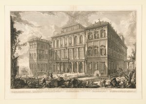 Ansicht des Quirinalspalastes von Giovanni Battista Piranesi