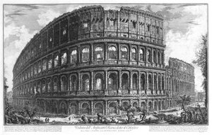 Ansicht des Kolosseums in Rom von Piranesi