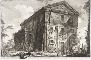 Ansicht des Bacchustempels, 1760-78
