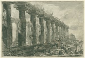 Ansicht des Tempels der 