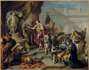 Scipio zollt Mars Tribut