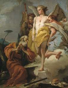 Besuch der drei Engel bei Abraham, um 1770