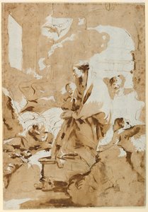 Die Verkündigung, ca. 1732 von Giovanni Battista Tiepolo
