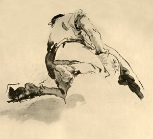 Kniende Figur von hinten gesehen, Mitte des 18. Jahrhunderts, 1928 von Giovanni Battista Tiepolo